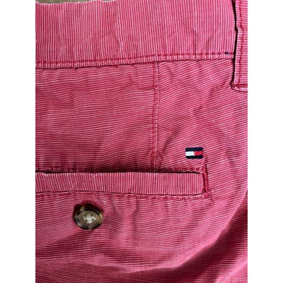 Tommy Hilfiger Men’s/Unisex Chino Shorts Size 32 Red Casual - Picture 4 of 7